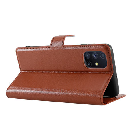 ShieldCase ShieldCase Étui de téléphone Samsung Galaxy M51 (marron) ShieldCase ShieldCase Étui de téléphone Samsung Galaxy M51 (marron)