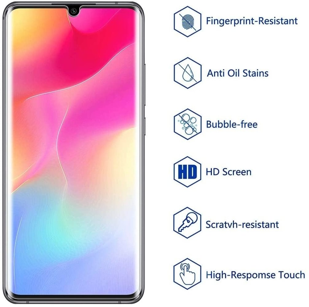 ShieldCase ShieldCase Protecteur d'écran film Xiaomi Mi Note 10 Lite ShieldCase ShieldCase Protecteur d'écran film Xiaomi Mi Note 10 Lite