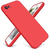 ShieldCase Coque silicone avec protection caméra iPhone SE 2020 (rouge)