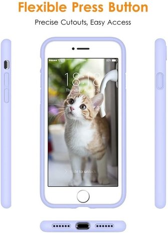 ShieldCase ShieldCase Coque silicone avec protection caméra iPhone SE 2020 (Violet) ShieldCase ShieldCase Coque silicone avec protection caméra iPhone SE 2020 (Violet)