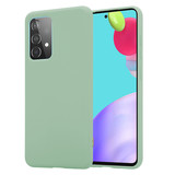 ShieldCase Coque silicone Samsung Galaxy A52s (vert clair) ShieldCase Coque silicone Samsung Galaxy A52s (vert clair)