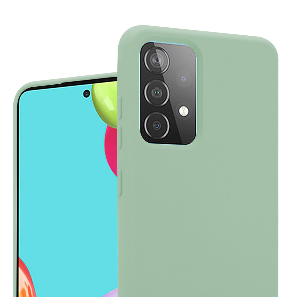 ShieldCase ShieldCase Coque silicone Samsung Galaxy A52s (vert clair) ShieldCase ShieldCase Coque silicone Samsung Galaxy A52s (vert clair)