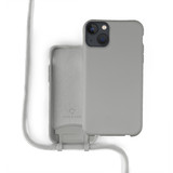 Coverzs Coque silicone avec cordon iPhone 13 (gris) Coverzs Coque silicone avec cordon iPhone 13 (gris)