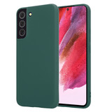 ShieldCase Coque silicone Samsung Galaxy S22 Plus (vert foncé)