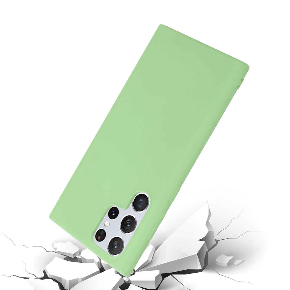 ShieldCase ShieldCase Coque silicone Samsung Galaxy S22 Ultra (vert clair)