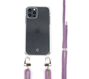 Coverzs Coque avec cordon iPhone 12 Pro Max (transparent/violet) Coverzs Coque avec cordon iPhone 12 Pro Max (transparent/violet)