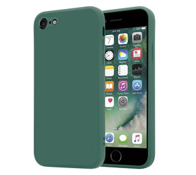 ShieldCase Coque silicone carrée iPhone SE 2022 (vert foncé) ShieldCase Coque silicone carrée iPhone SE 2022 (vert foncé)