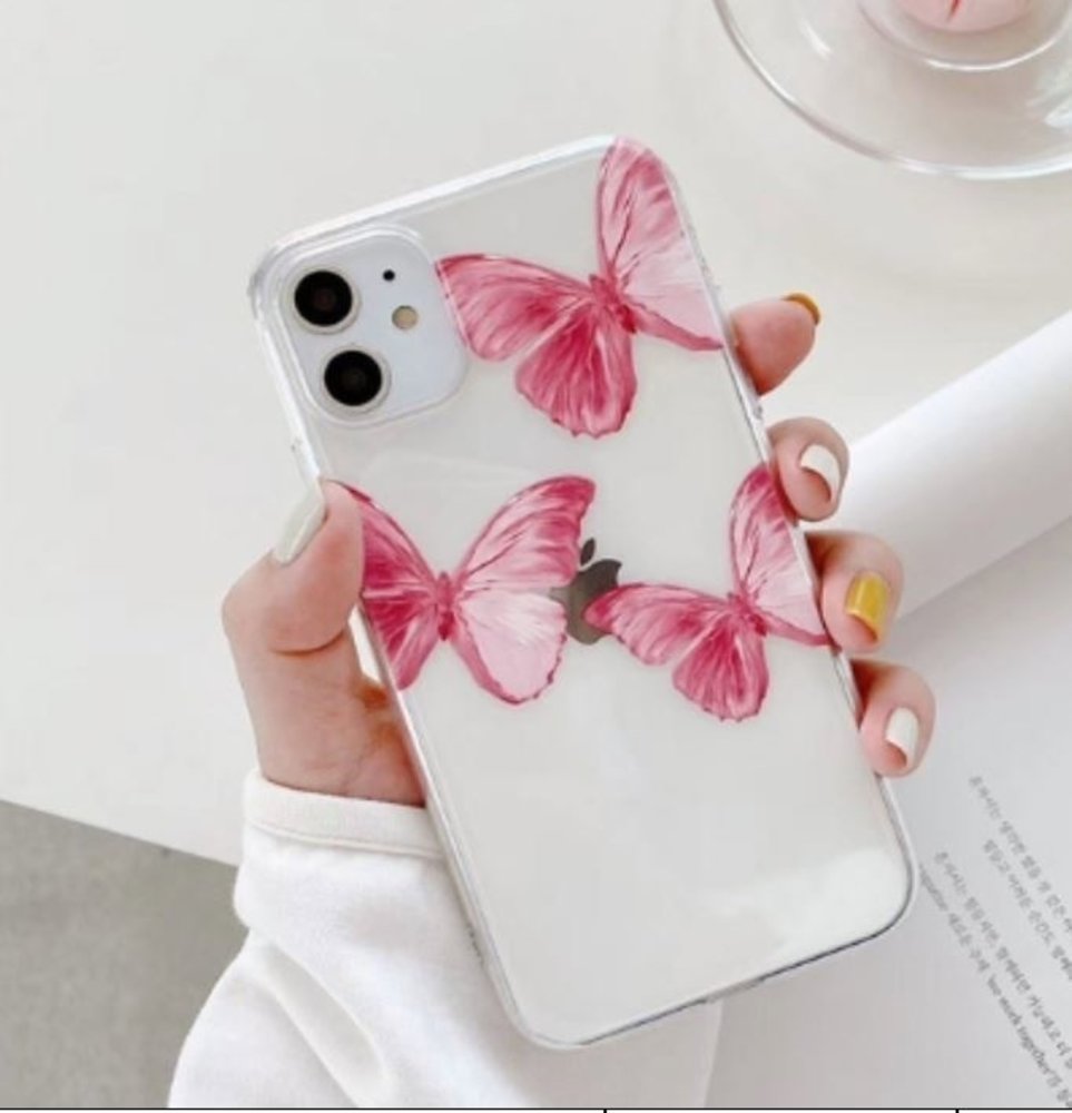 ShieldCase ShieldCase Coque iPhone SE 2022 Pink Butterflies ShieldCase ShieldCase Coque iPhone SE 2022 Pink Butterflies