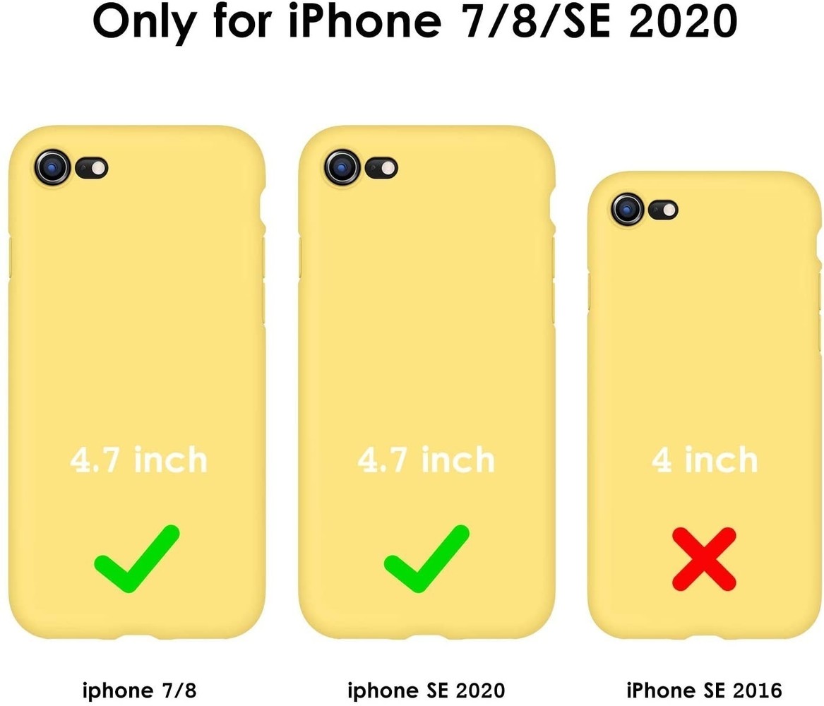 ShieldCase ShieldCase Coque silicone avec protection caméra iPhone SE 2022 (jaune)