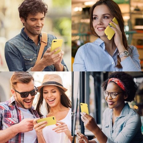 ShieldCase ShieldCase Coque silicone avec protection caméra iPhone SE 2022 (jaune)