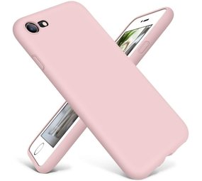 ShieldCase Coque silicone avec protection caméra iPhone SE 2022 (rose)