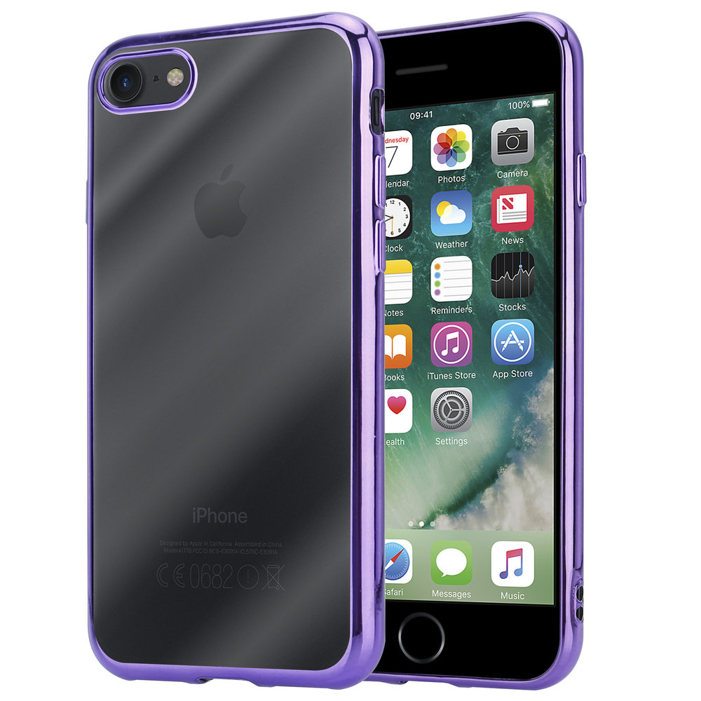 ShieldCase ShieldCase Coque Bumper Métallique iPhone SE 2022 (violet) ShieldCase ShieldCase Coque Bumper Métallique iPhone SE 2022 (violet)