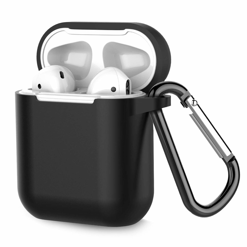 ShieldCase ShieldCaseÉtui silicone AirPods 2 (noir)