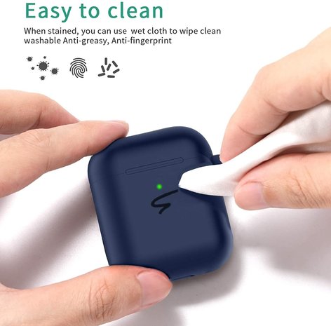 Étui Silicone Compatible AirPods Pro 3 (2025) - Léger, Antichoc, Doux Au Toucher - Bleu Foncé