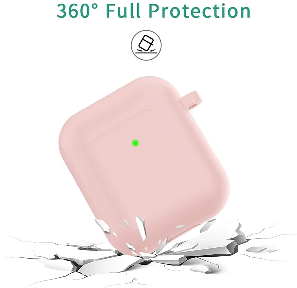ShieldCase ShieldCase Étui silicone  AirPods 2 (rose clair) ShieldCase ShieldCase Étui silicone  AirPods 2 (rose clair)