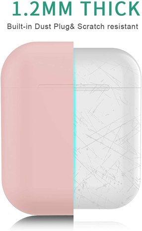 ShieldCase ShieldCase Étui silicone  AirPods 2 (rose clair) ShieldCase ShieldCase Étui silicone  AirPods 2 (rose clair)