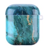 ShieldCase Étui AirPods 2 Glossy Green Marble