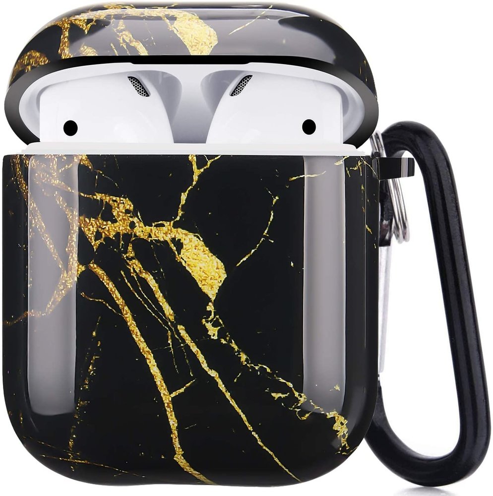 ShieldCase ShieldCase Étui AirPods 2 Amazing Black Marble ShieldCase ShieldCase Étui AirPods 2 Amazing Black Marble