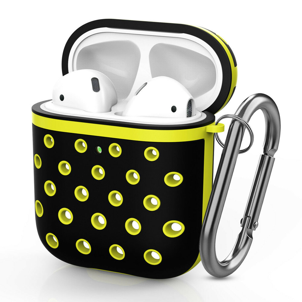 ShieldCase ShieldCase Étui silicone AirPods 2 (noir/jaune)