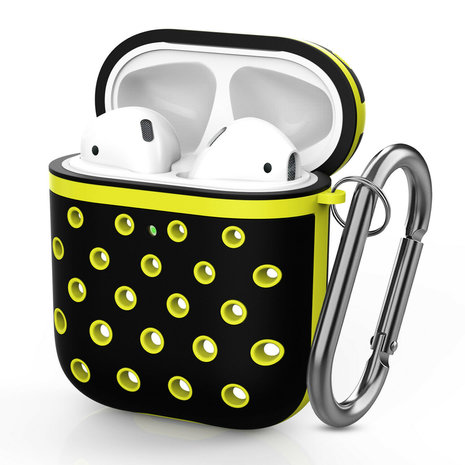 ShieldCase ShieldCase Étui silicone AirPods 2 (noir/jaune)