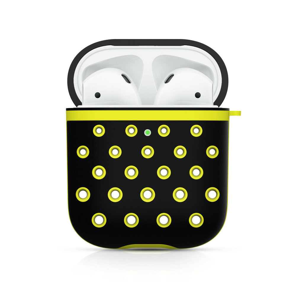 ShieldCase ShieldCase Étui silicone AirPods 2 (noir/jaune)