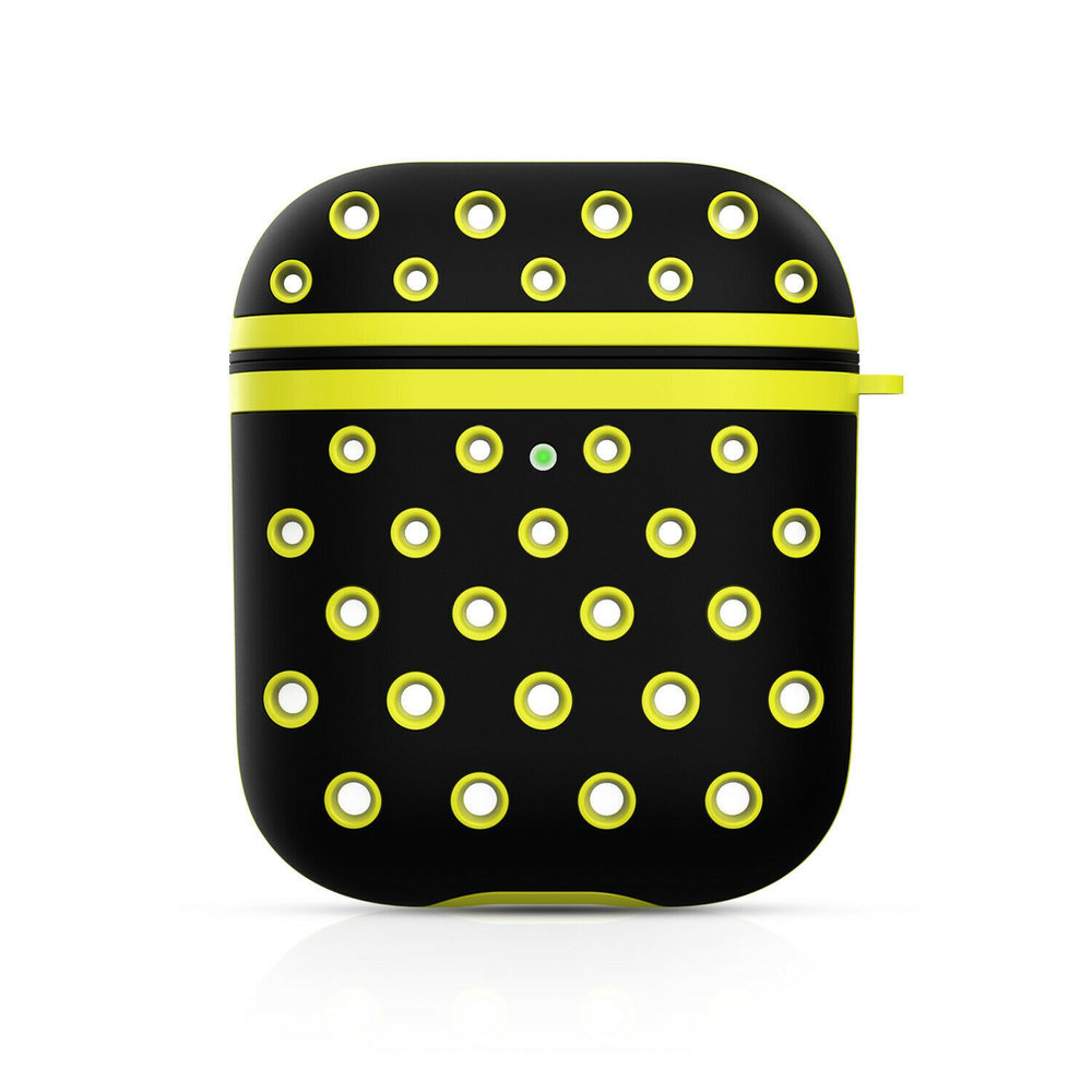 ShieldCase ShieldCase Étui silicone AirPods 2 (noir/jaune)
