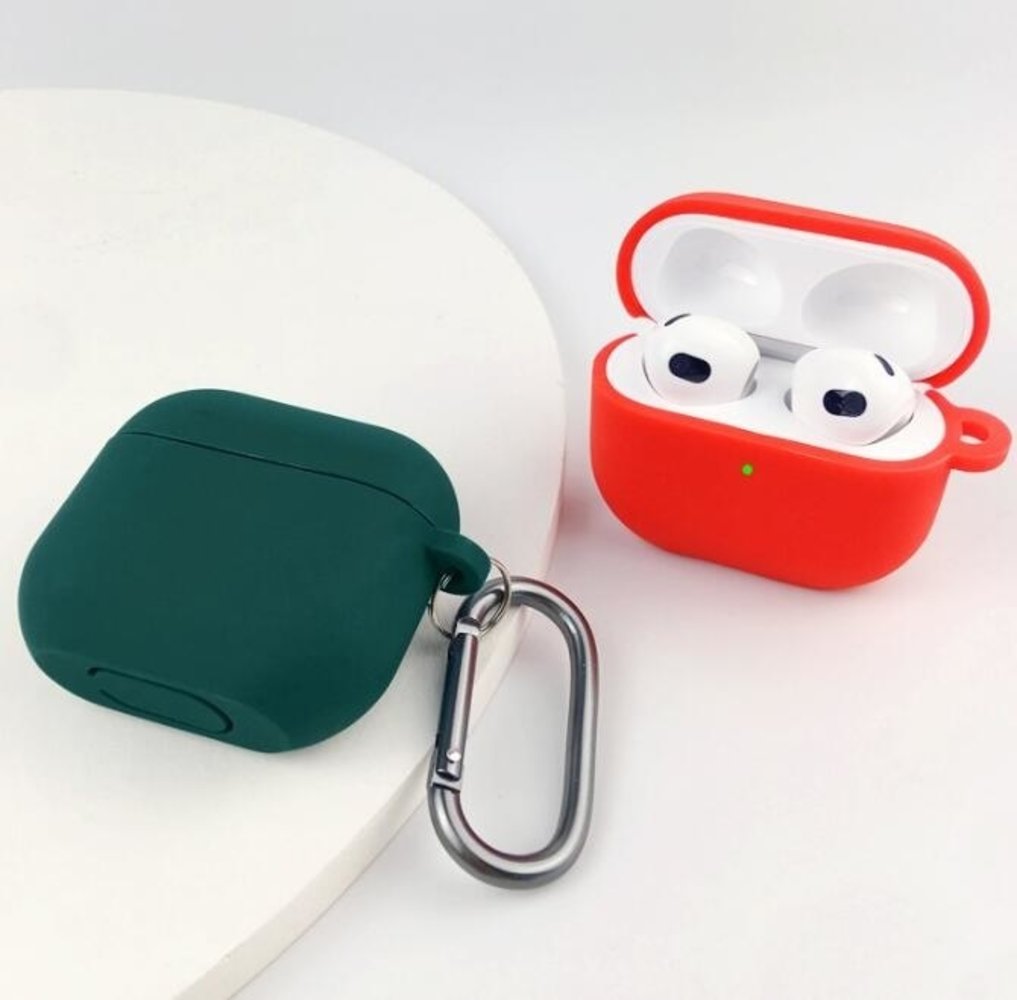 ShieldCase ShieldCase Coque silicone Airpods 3 (vert foncé) ShieldCase ShieldCase Coque silicone Airpods 3 (vert foncé)