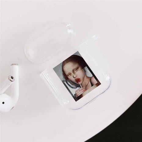 ShieldCase ShieldCase Étui Airpods Mona Lisa (transparent) ShieldCase ShieldCase Étui Airpods Mona Lisa (transparent)