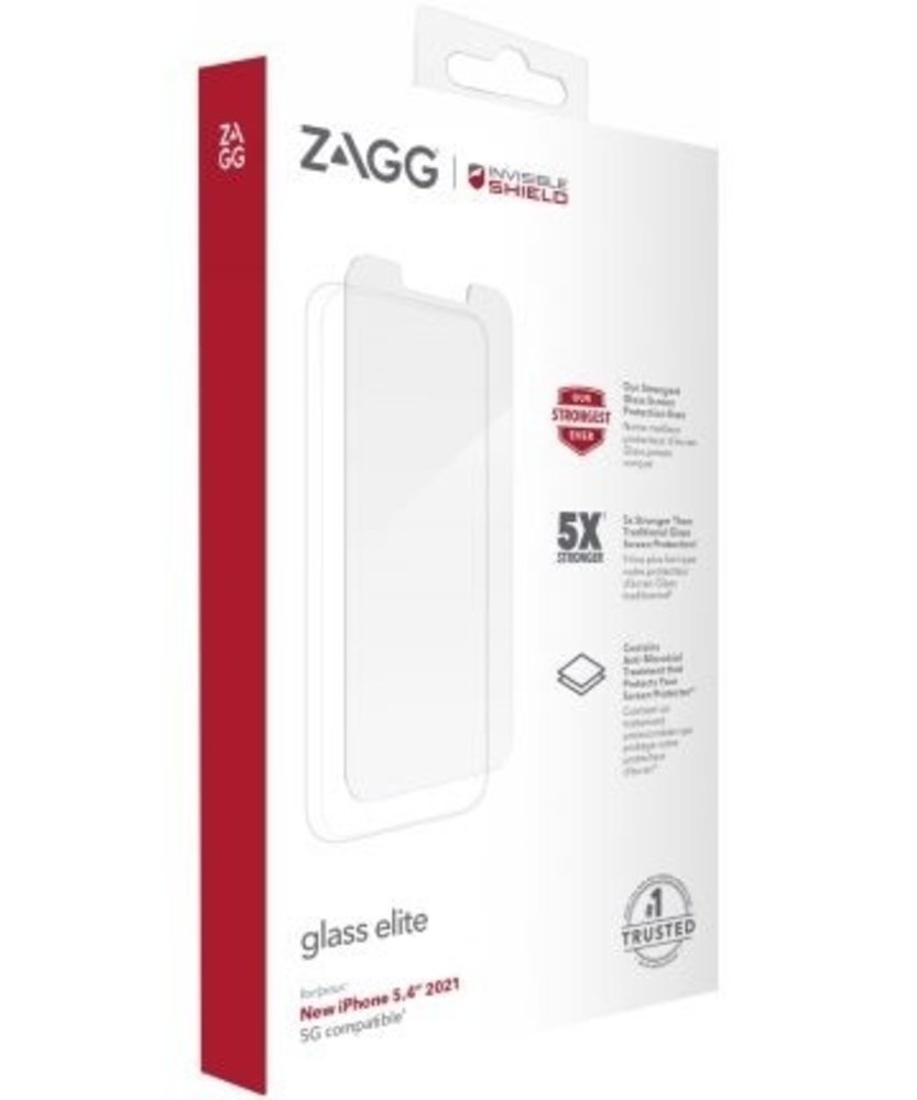 Zagg Protecteur d'écran InvisibleShield Glass Elite iPhone 13 Mini