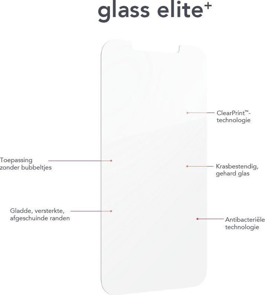 Zagg Protecteur d'écran InvisibleShield Glass Elite+ iPhone 12 / 12 Pro / 11 / Xr Zagg Protecteur d'écran InvisibleShield Glass Elite+ iPhone 12 / 12 Pro / 11 / Xr