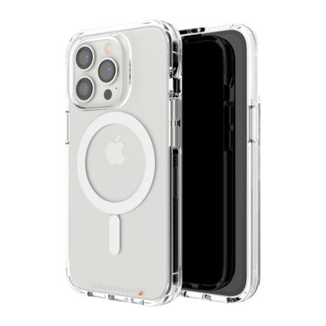 Zagg Gear4 Coque iPhone 13 Pro Crystal Palace avec Aimant MagSafe (transparent)