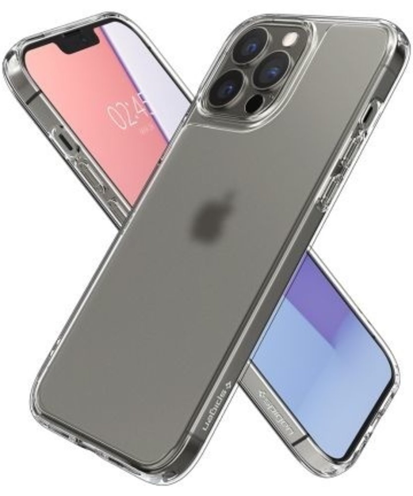 Spigen Coque iPhone 13 Pro Max Spigen Quartz Hybrid Mat (transparent)