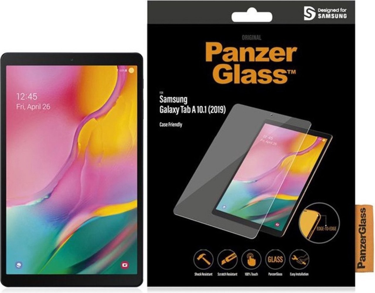 PanzerGlass PanzerGlass protecteur d'écran en verre trempé Samsung Galaxy Tab A