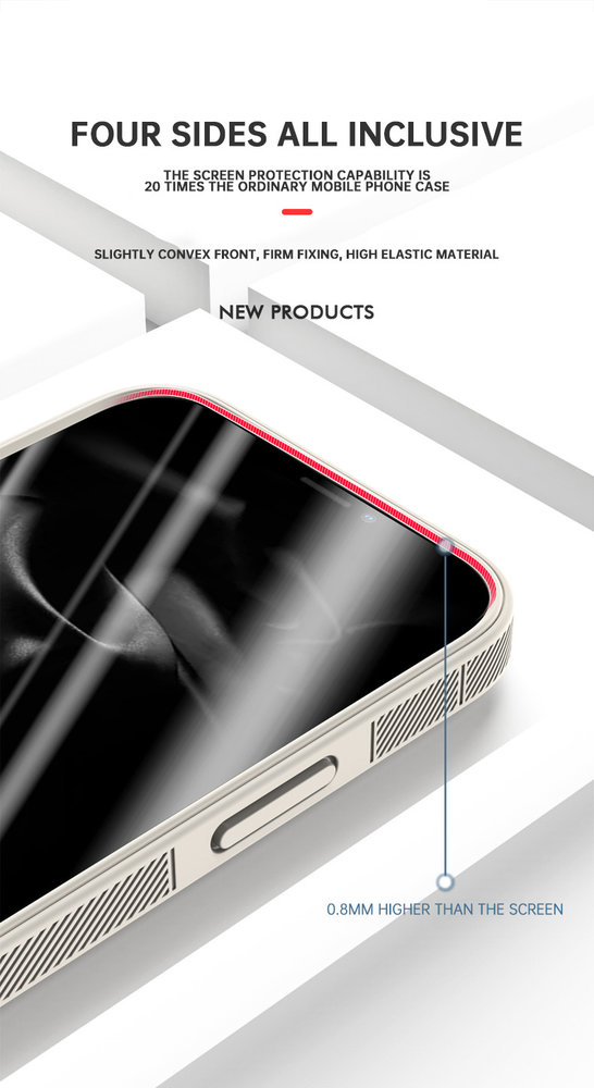 ShieldCase Coque ShieldCase iPhone 13 Pro Max TPU avec bordure (beige/transparent) ShieldCase Coque ShieldCase iPhone 13 Pro Max TPU avec bordure (beige/transparent)