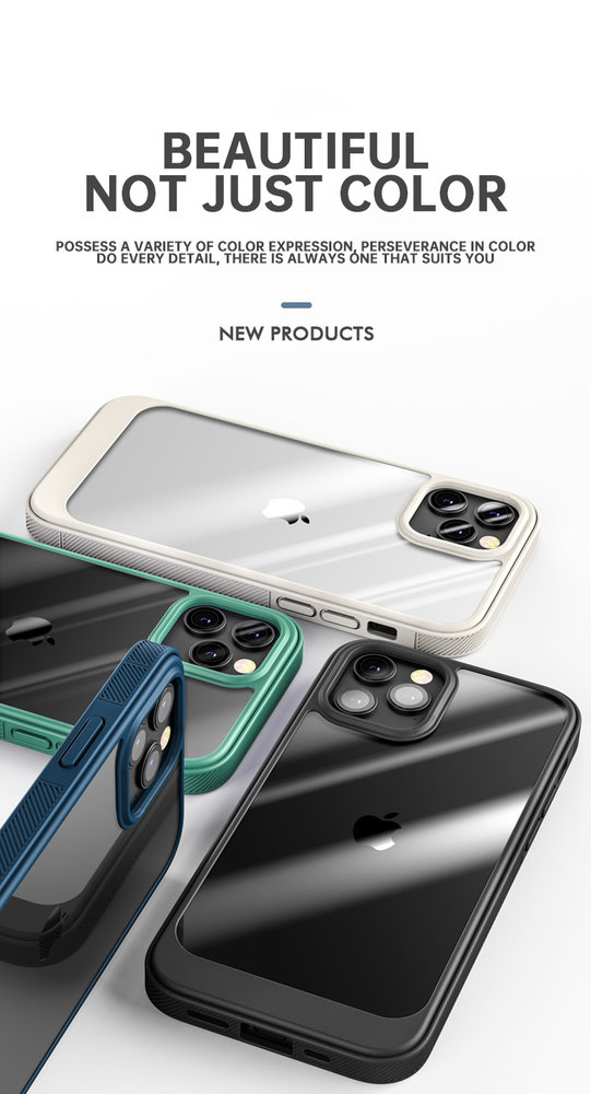 ShieldCase ShieldCase Coque iPhone 13 Pro TPU avec bordure (beige/transparent) ShieldCase ShieldCase Coque iPhone 13 Pro TPU avec bordure (beige/transparent)