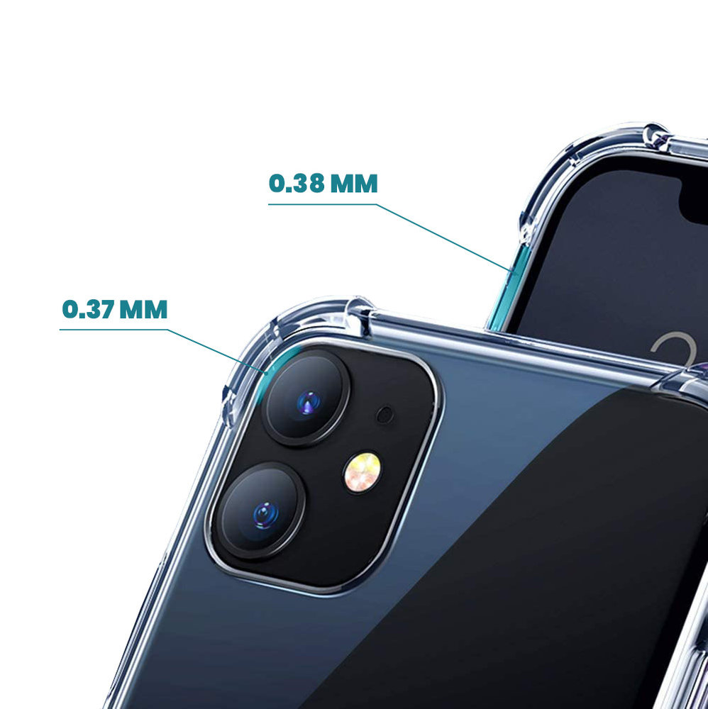 ShieldCase Coque Shieldcase Silicone Shock TPU iPhone 11 Pro Max (transparente)