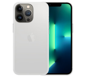 Ceezs Coque iPhone 13 Pro en silicone (Transparent Mat)