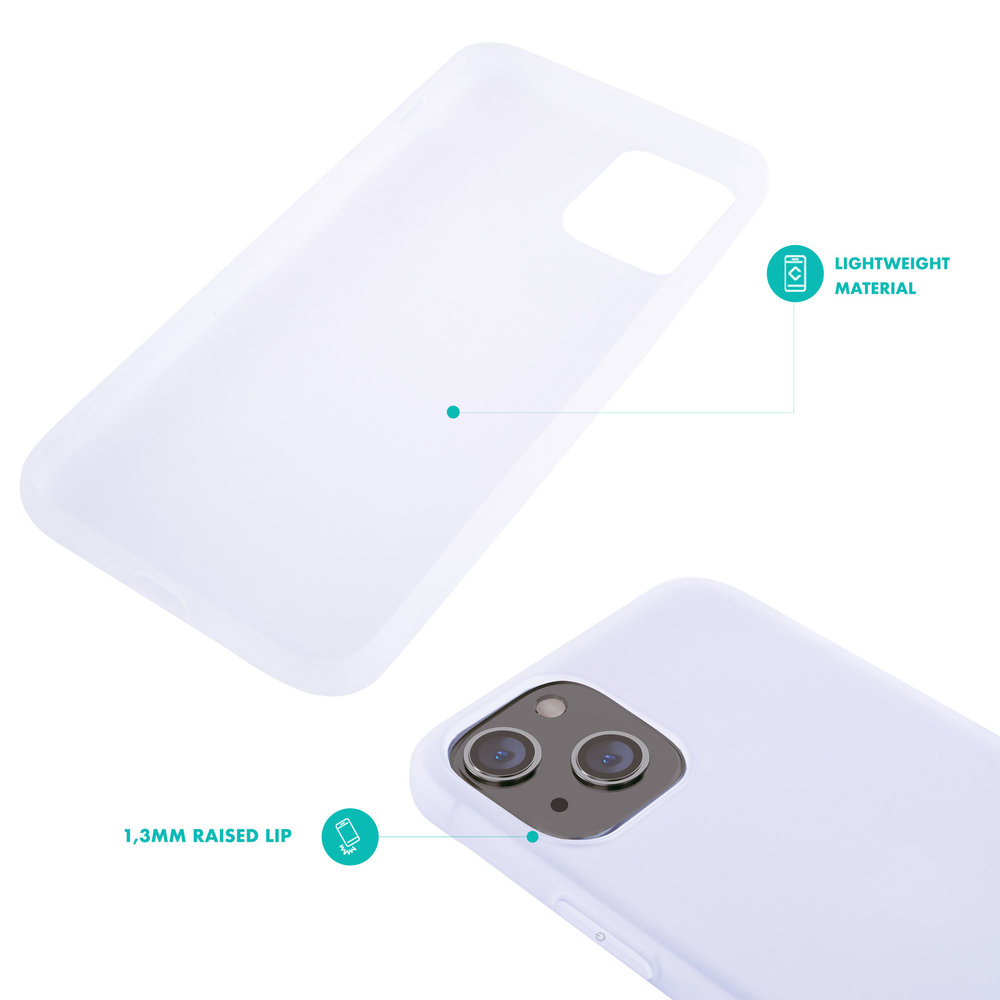 Ceezs Coque iPhone 13 Ceezs en silicone (Transparent Mat) Ceezs Coque iPhone 13 Ceezs en silicone (Transparent Mat)