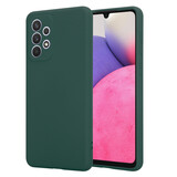 ShieldCase Coque silicone Samsung Galaxy A33 (Vert Foncé)