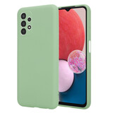 ShieldCase Coque silicone Samsung Galaxy A13 4G (vert clair)