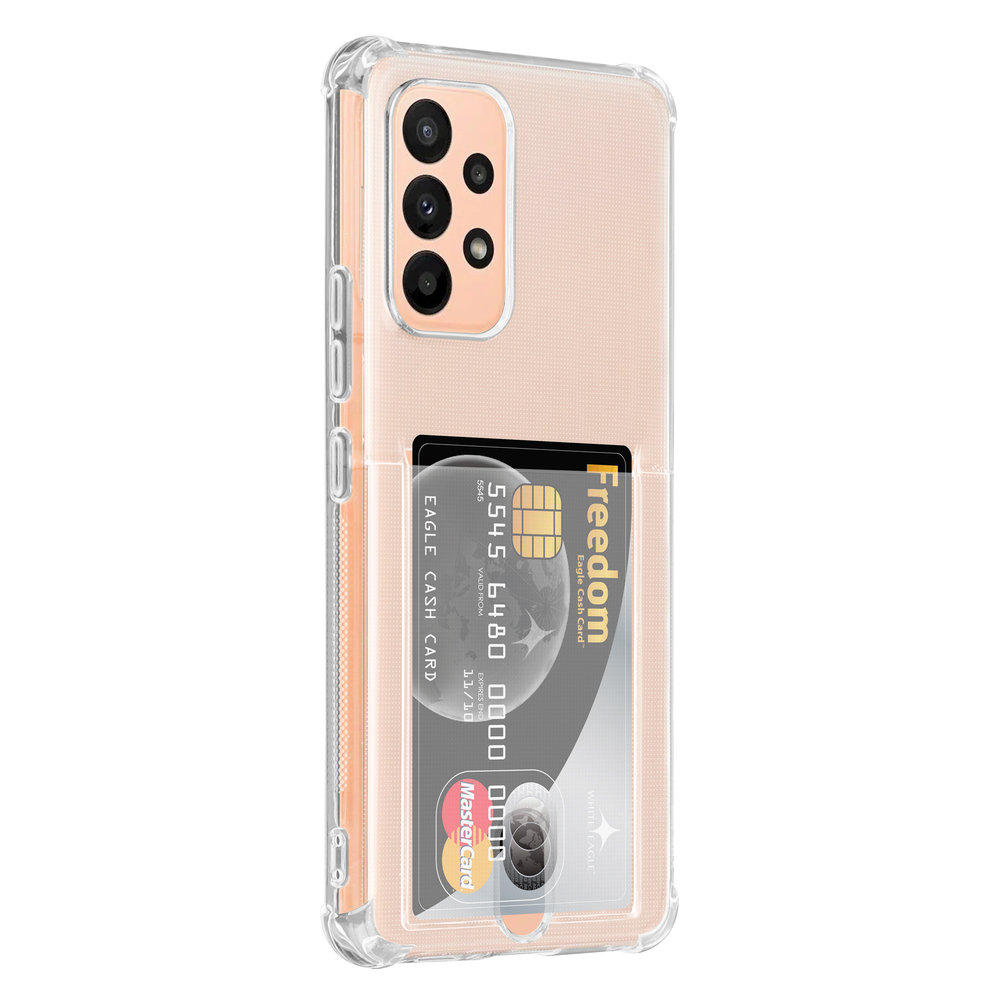 ShieldCase Shieldcase Samsung Galaxy A23 5G choc avec étui porte-carte (transparent) ShieldCase Shieldcase Samsung Galaxy A23 5G choc avec étui porte-carte (transparent)