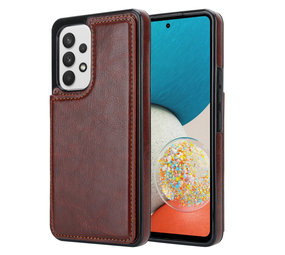 ShieldCase Etui Portefeuille Samsung Galaxy A53 (Marron) ShieldCase Etui Portefeuille Samsung Galaxy A53 (Marron)