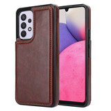 ShieldCase Etui Portefeuille Samsung Galaxy A33 (Marron)