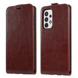 ShieldCase Etui Samsung Galaxy A53 Flip (Cuir marron)