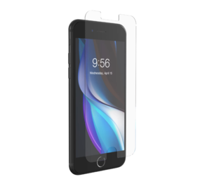 Zagg Film de protection d'écran InvisibleShield Glass Elite+ pour iPhone SE, 8, 7, 6(s).