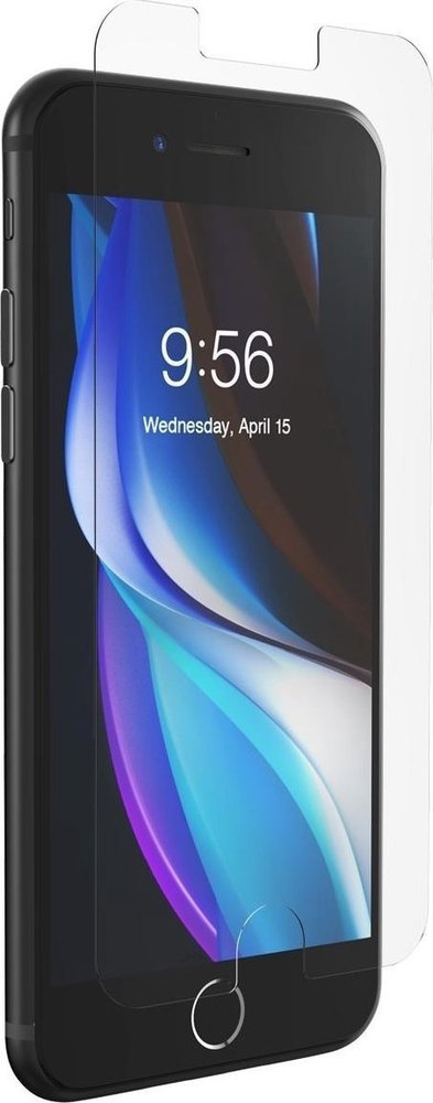 Zagg Film de protection d'écran InvisibleShield Glass Elite+ 360 pour iPhone SE, 8, 7, 6(s).