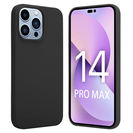 ShieldCase ShieldCase Coque silicone iPhone 14 Pro Max (noir) ShieldCase ShieldCase Coque silicone iPhone 14 Pro Max (noir)