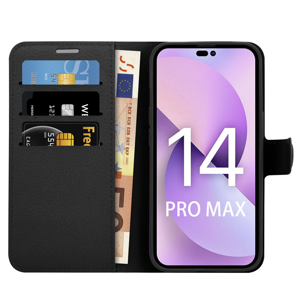 ShieldCase ShieldCase Étui portefeuille iPhone 14 Pro Max (noir) ShieldCase ShieldCase Étui portefeuille iPhone 14 Pro Max (noir)