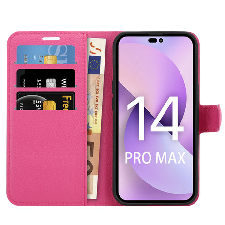 ShieldCase ShieldCase Étui portefeuille iPhone 14 Pro Max (rose) ShieldCase ShieldCase Étui portefeuille iPhone 14 Pro Max (rose)