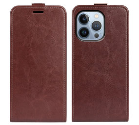 ShieldCase Étui à rabat iPhone 14 Pro Max (marron)